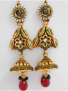 Polki Earrings